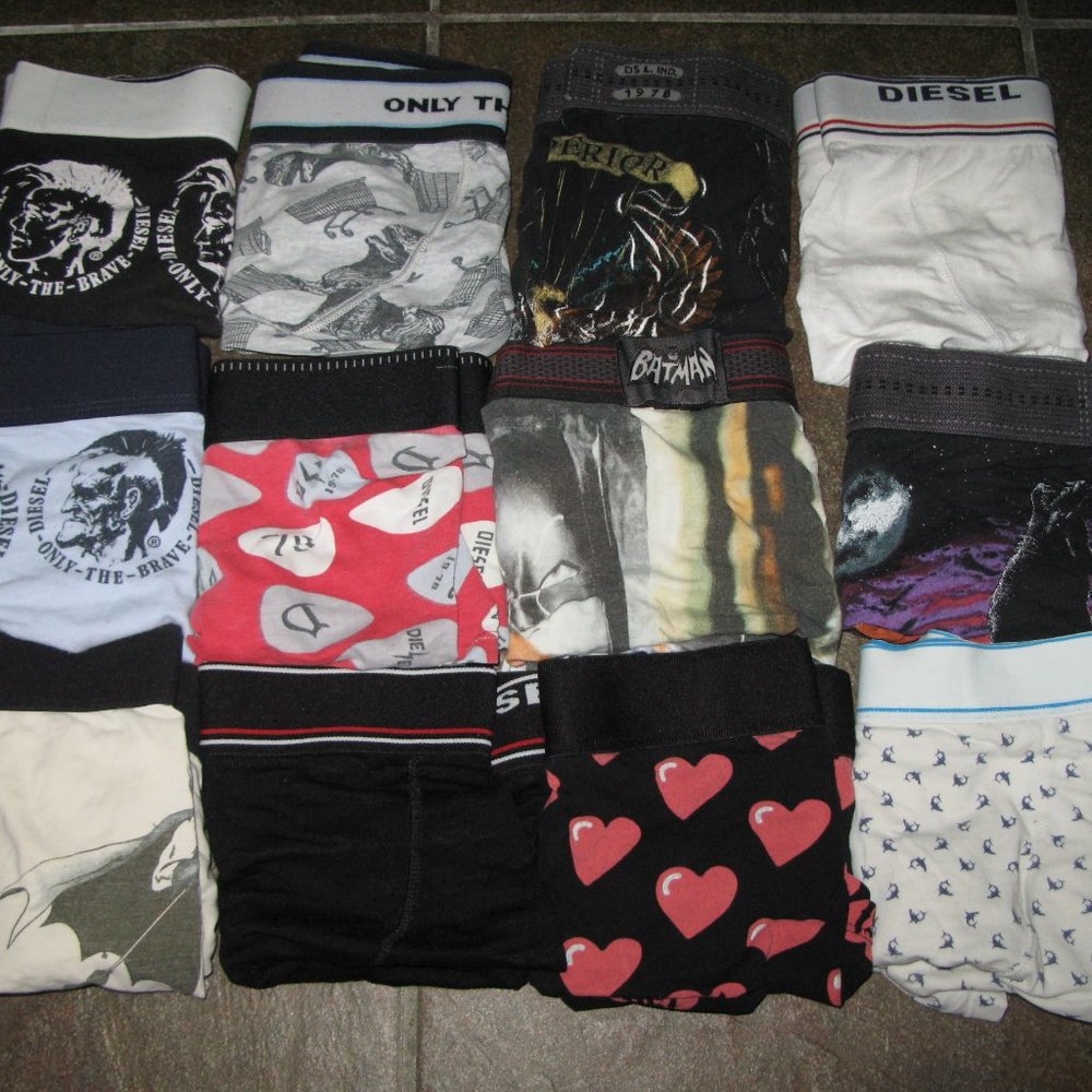 Diesel Men's Boxer Briefs Trunks